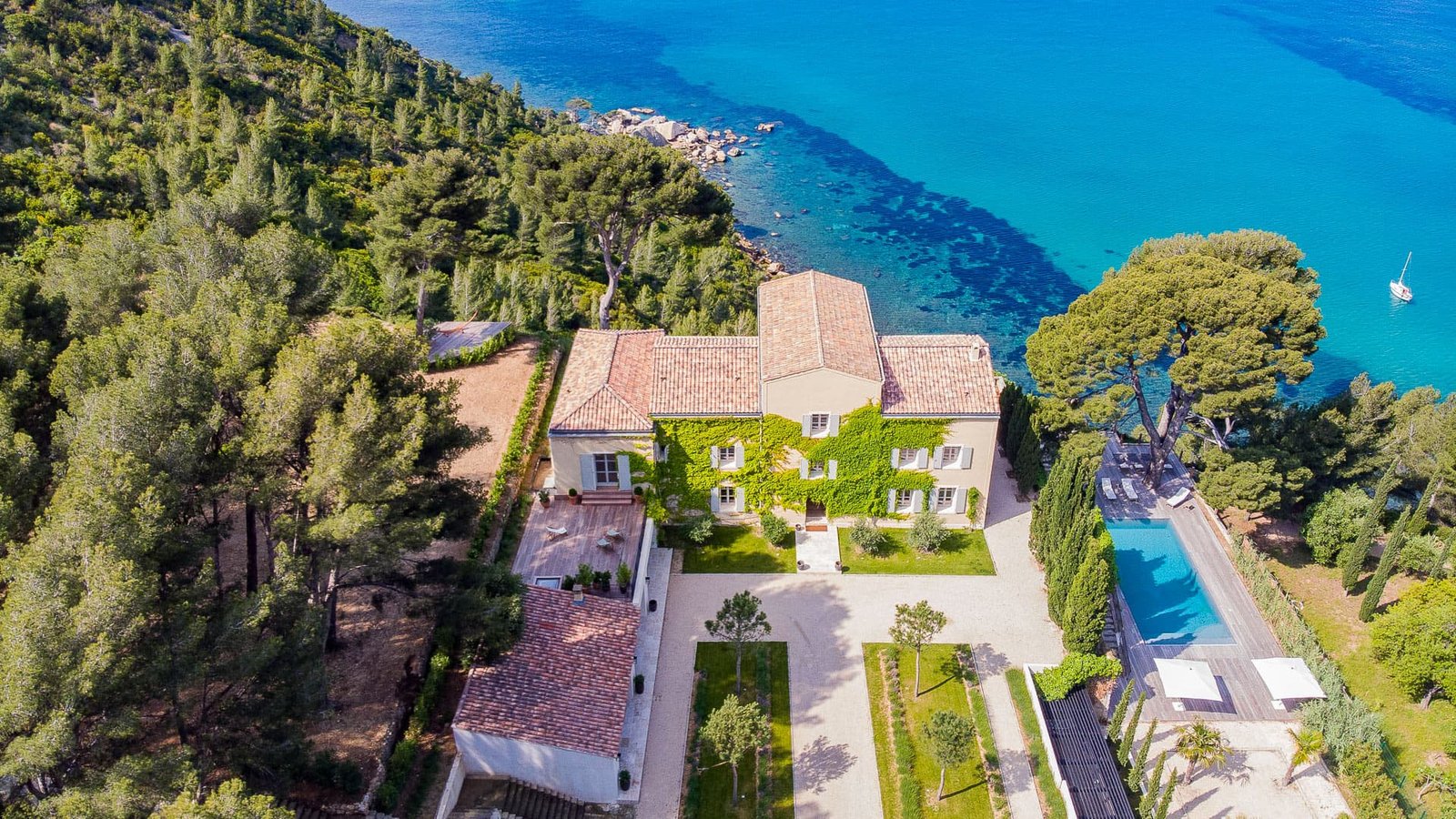 Propriété en bord de Méditerranée
